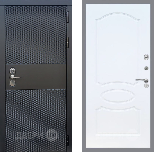 Входная металлическая Дверь Стоп БЛЭК CISA ФЛ-128 Белый ясень в Лосино-Петровский