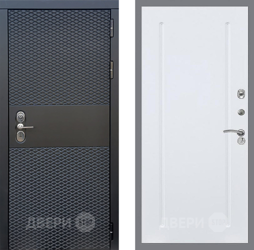 Входная металлическая Дверь Стоп БЛЭК CISA ФЛ-68 Силк Сноу в Лосино-Петровский