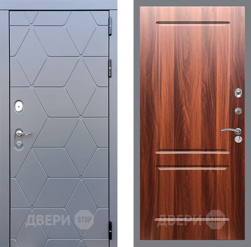 Входная металлическая Дверь Стоп КОСМО ФЛ-117 Итальянский орех в Лосино-Петровский