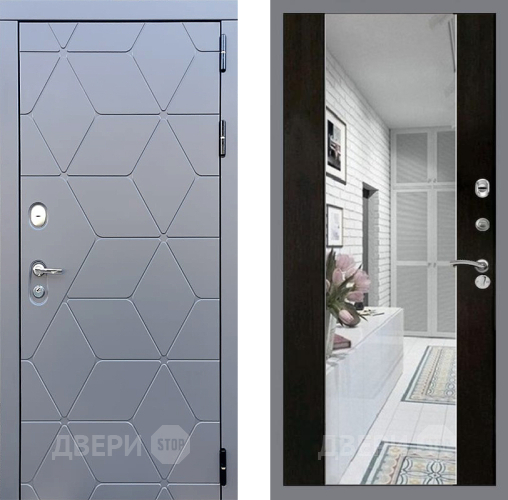 Дверь Стоп КОСМО Зеркало СБ-16 Венге в Лосино-Петровский