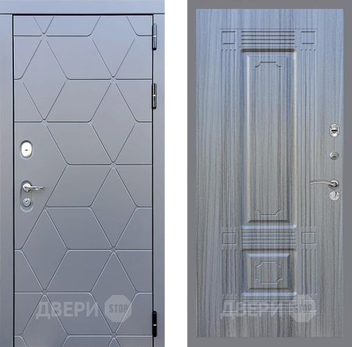 Входная металлическая Дверь Стоп КОСМО ФЛ-2 Сандал грей в Лосино-Петровский