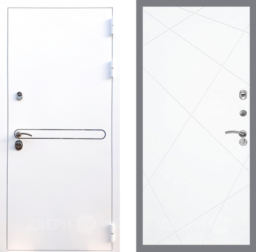 Входная металлическая Дверь Стоп Лайн Вайт ФЛ-291 Силк Сноу в Лосино-Петровский