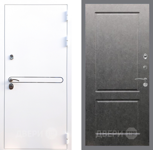 Дверь Стоп Лайн Вайт ФЛ-117 Штукатурка графит в Лосино-Петровский