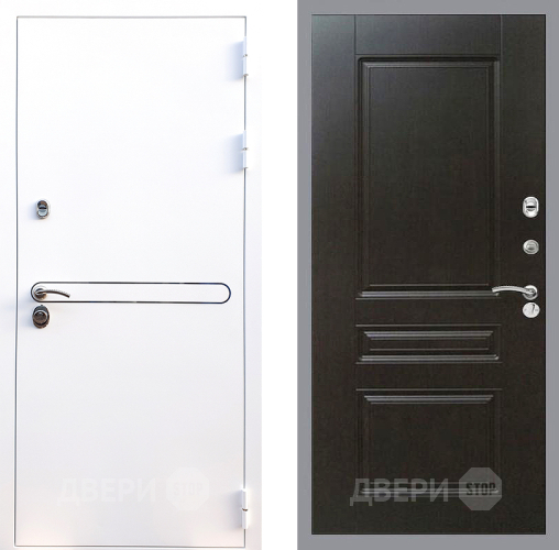 Входная металлическая Дверь Стоп Лайн Вайт ФЛ-243 Венге в Лосино-Петровский