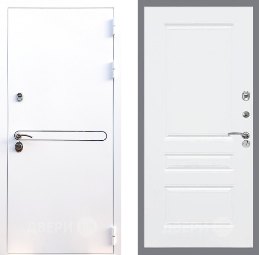 Входная металлическая Дверь Стоп Лайн Вайт ФЛ-243 Силк Сноу в Лосино-Петровский