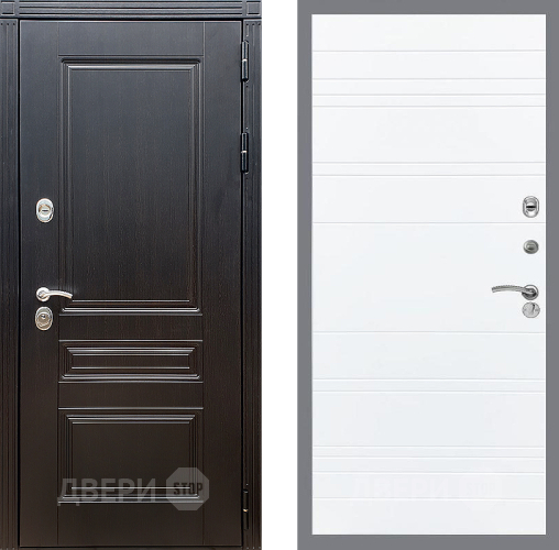 Входная металлическая Дверь Стоп МЕГАПОЛИС Лайн Силк Сноу в Лосино-Петровский