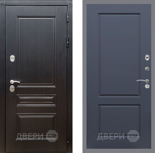 Входная металлическая Дверь Стоп МЕГАПОЛИС ФЛ-117 Силк титан в Лосино-Петровский