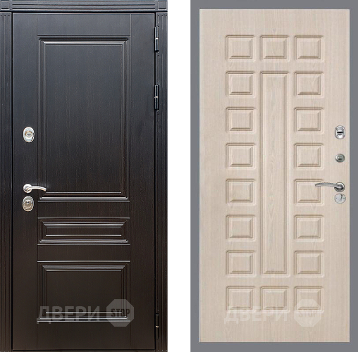 Входная металлическая Дверь Стоп МЕГАПОЛИС ФЛ-183 Беленый дуб в Лосино-Петровский