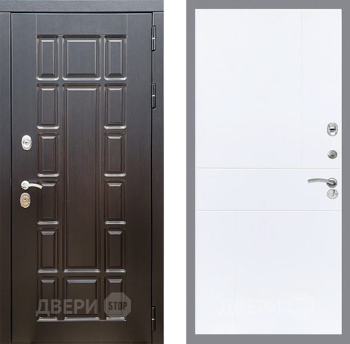 Входная металлическая Дверь Стоп НЬЮ ЙОРК ФЛ-290 Силк Сноу в Лосино-Петровский