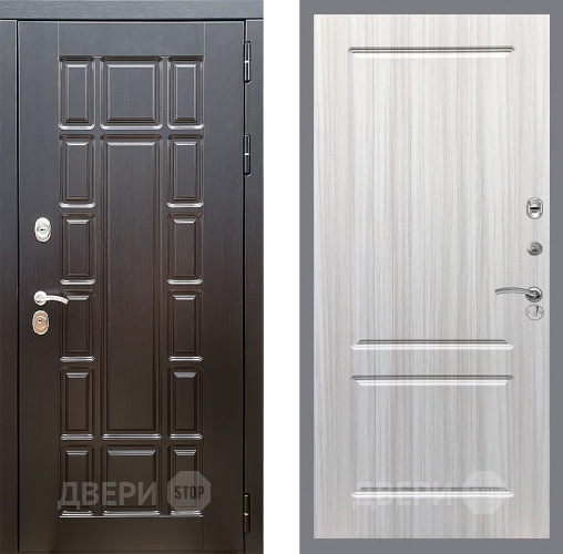 Входная металлическая Дверь Стоп НЬЮ ЙОРК ФЛ-117 Сандал белый в Лосино-Петровский