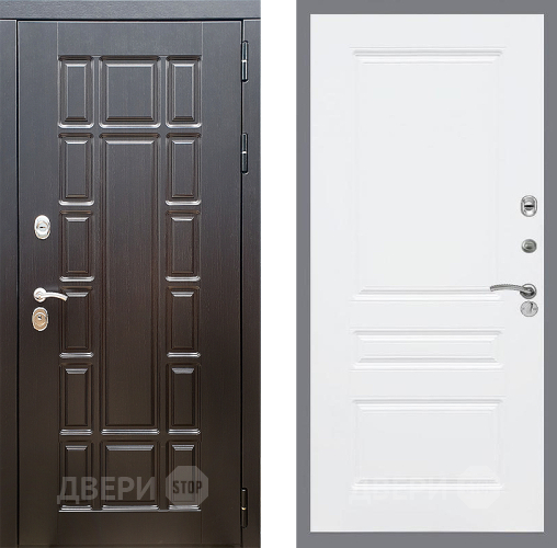 Входная металлическая Дверь Стоп НЬЮ ЙОРК ФЛ-243 Силк Сноу в Лосино-Петровский