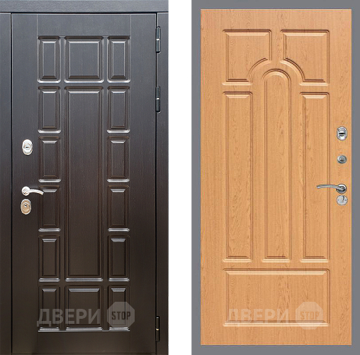 Входная металлическая Дверь Стоп НЬЮ ЙОРК ФЛ-58 Дуб в Лосино-Петровский