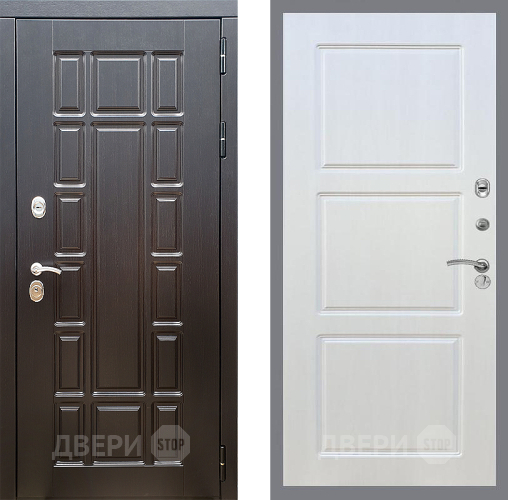 Входная металлическая Дверь Стоп НЬЮ ЙОРК ФЛ-3 Лиственница беж в Лосино-Петровский