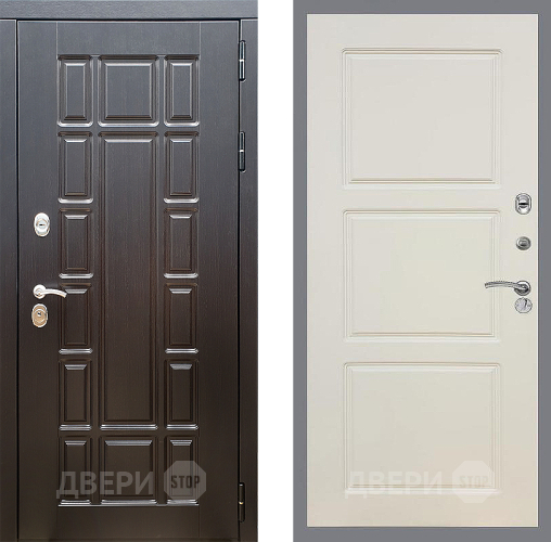 Входная металлическая Дверь Стоп НЬЮ ЙОРК ФЛ-3 Шампань в Лосино-Петровский