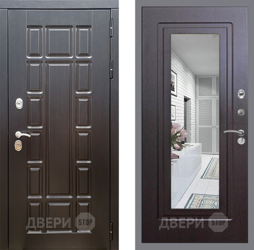 Дверь Стоп НЬЮ ЙОРК Зеркало ФЛ-120 Венге в Лосино-Петровский