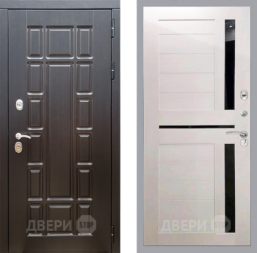 Входная металлическая Дверь Стоп НЬЮ ЙОРК СБ-18 Лиственница беж в Лосино-Петровский