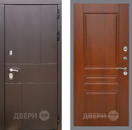 Входная металлическая Дверь Стоп УРБАН ФЛ-243 Итальянский орех в Лосино-Петровский