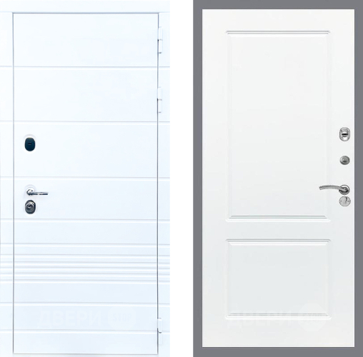 Входная металлическая Дверь Стоп ТРЕНДО ФЛ-117 Силк Сноу в Лосино-Петровский