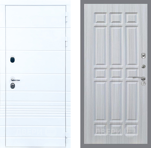 Входная металлическая Дверь Стоп ТРЕНДО ФЛ-33 Сандал белый в Лосино-Петровский