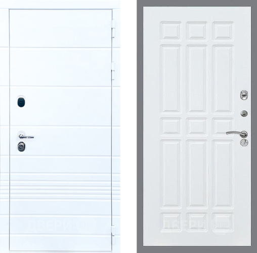 Входная металлическая Дверь Стоп ТРЕНДО ФЛ-33 Силк Сноу в Лосино-Петровский