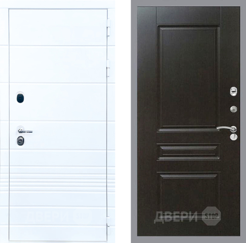 Дверь Стоп ТРЕНДО ФЛ-243 Венге в Лосино-Петровский