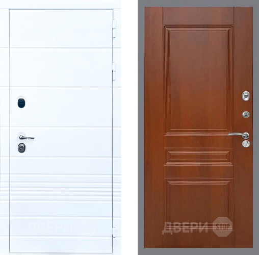 Входная металлическая Дверь Стоп ТРЕНДО ФЛ-243 Итальянский орех в Лосино-Петровский