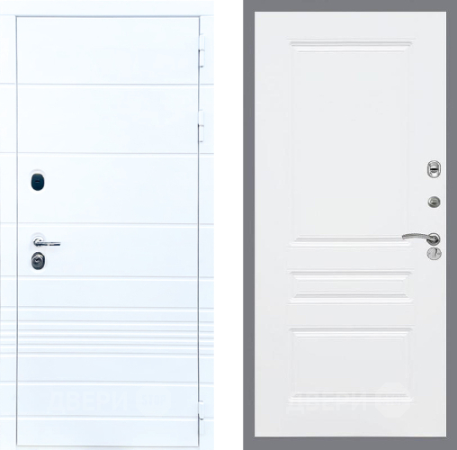 Дверь Стоп ТРЕНДО ФЛ-243 Силк Сноу в Лосино-Петровский