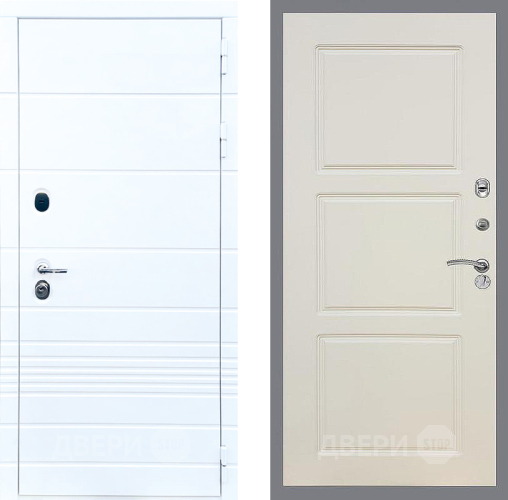 Входная металлическая Дверь Стоп ТРЕНДО ФЛ-3 Шампань в Лосино-Петровский