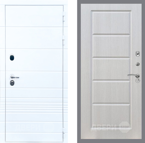 Входная металлическая Дверь Стоп ТРЕНДО ФЛ-39 Лиственница беж в Лосино-Петровский