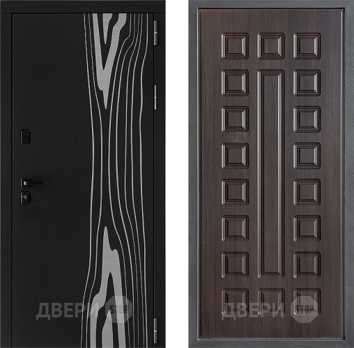 Входная металлическая Дверь Дверной континент ДК-12 ФЛ-183 Венге в Лосино-Петровский