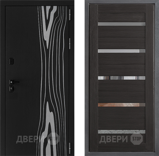 Входная металлическая Дверь Дверной континент ДК-12 ФЛ-47 Венге в Лосино-Петровский