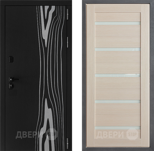 Входная металлическая Дверь Дверной континент ДК-12 ФЛ-47 Лиственница белая в Лосино-Петровский