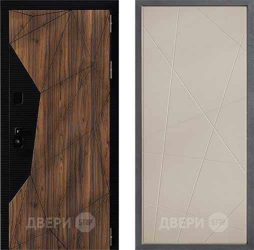 Входная металлическая Дверь Дверной континент ДК-11 ФЛ-655 Капучино в Лосино-Петровский