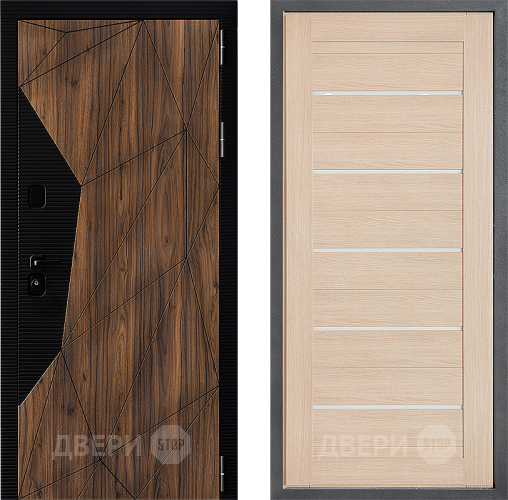 Входная металлическая Дверь Дверной континент ДК-11 ФЛ-46 Капучино в Лосино-Петровский