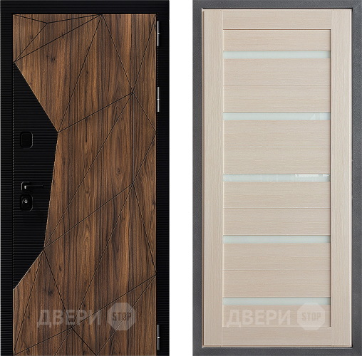 Входная металлическая Дверь Дверной континент ДК-11 ФЛ-47 Лиственница белая в Лосино-Петровский