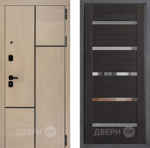 Входная металлическая Дверь Дверной континент ДК-14 ФЛ-47 Венге в Лосино-Петровский