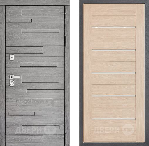 Входная металлическая Дверь Дверной континент ДК-10 ФЛ-46 Капучино в Лосино-Петровский