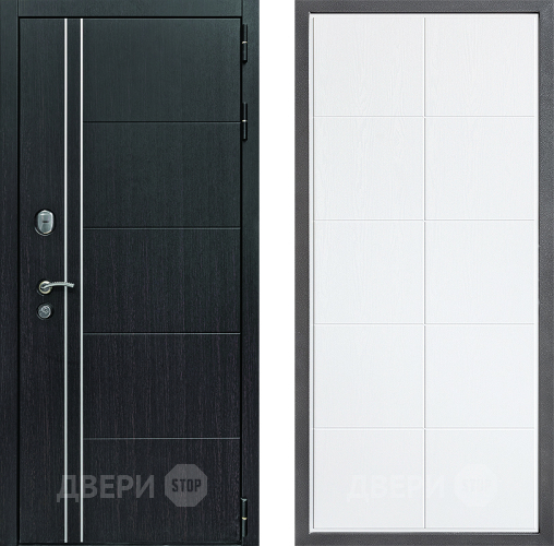 Входная металлическая Дверь Дверной континент Теплолюкс Дизайн ФЛ-Кватро Белое дерево в Лосино-Петровский