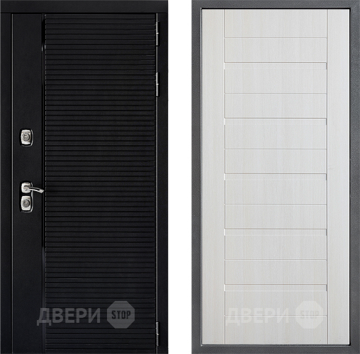 Входная металлическая Дверь Дверной континент ДК-1 ФЛ-70 Лиственница белая в Лосино-Петровский