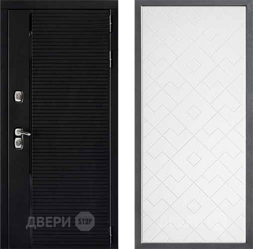 Дверь Дверной континент ДК-1 ФЛ-Тиффани Белый софт в Лосино-Петровский