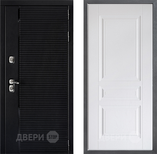 Входная металлическая Дверь Дверной континент ДК-1 ФЛ-243 Альберо Браш серебро в Лосино-Петровский