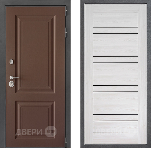 Входная металлическая Дверь Дверной континент ДК-3/729 ФЛ-49 Сосна белая в Лосино-Петровский