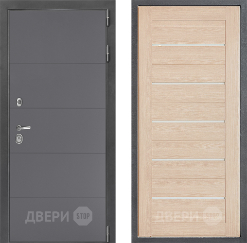 Входная металлическая Дверь Дверной континент ДК-3/649 ФЛ-46 Капучино в Лосино-Петровский