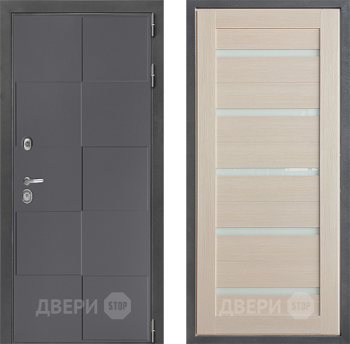 Входная металлическая Дверь Дверной континент ДК-3/606 ФЛ-47 Капучино в Лосино-Петровский