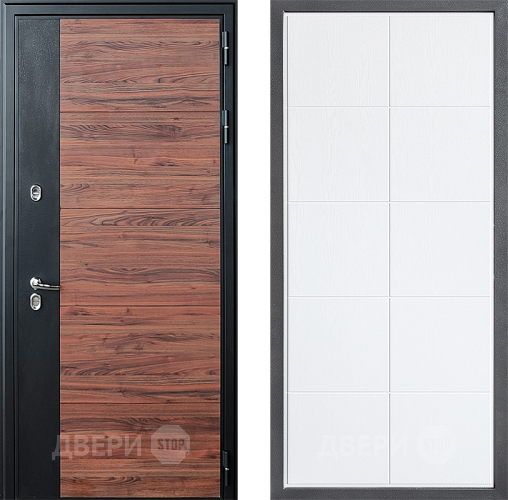 Дверь Дверной континент ДК-15 Красное Дерево ТЕРМО ФЛ-Кватро Белое дерево в Лосино-Петровский