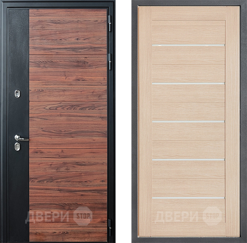 Дверь Дверной континент ДК-15 Красное Дерево ТЕРМО ФЛ-46 Капучино в Лосино-Петровский