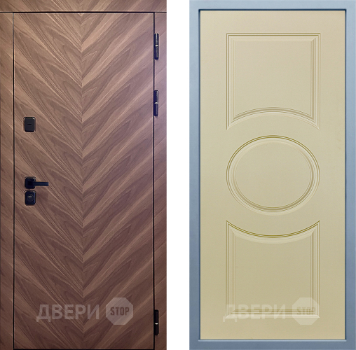 Входная металлическая Дверь Дива МД-98 Д-8 Шампань в Лосино-Петровский