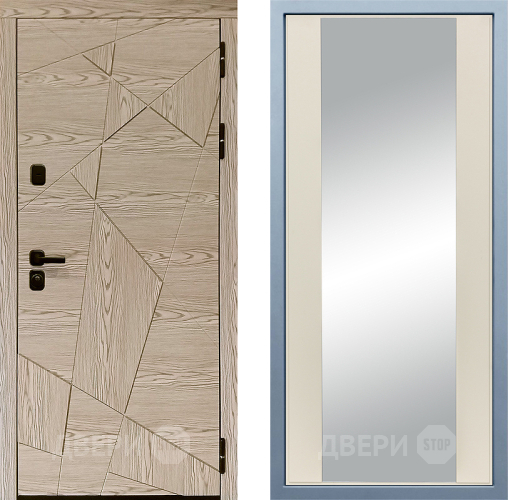 Дверь Дива МД-97/1 Д-15 Зеркало Шампань в Лосино-Петровский