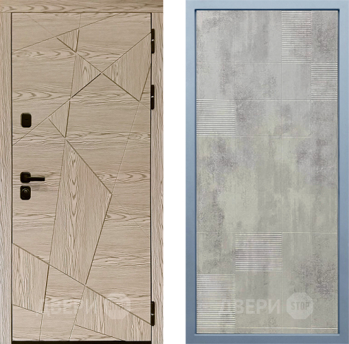 Входная металлическая Дверь Дива МД-97/1 Д-4 Бетон темный в Лосино-Петровский