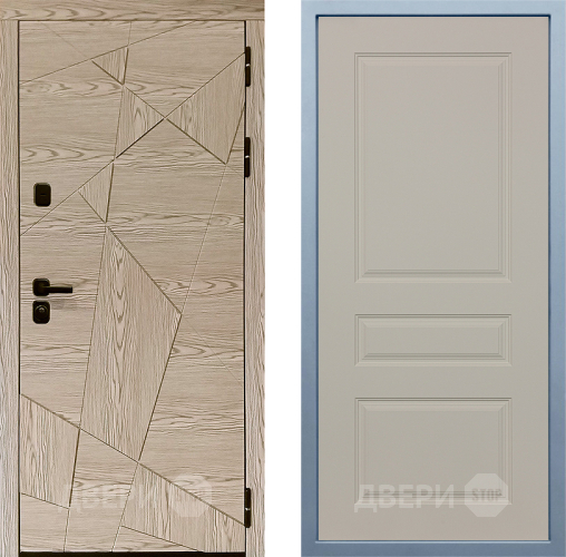 Входная металлическая Дверь Дива МД-97/1 Д-13 Шампань в Лосино-Петровский